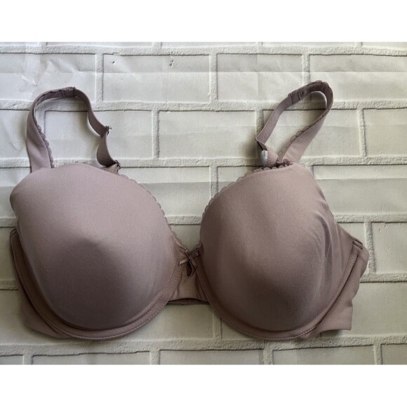 Paramour Women's Full Figure Sensational T Shirt Bra J Hook 38DD Wisteria - Picture 1 of 5